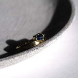 Oval sapphire ring