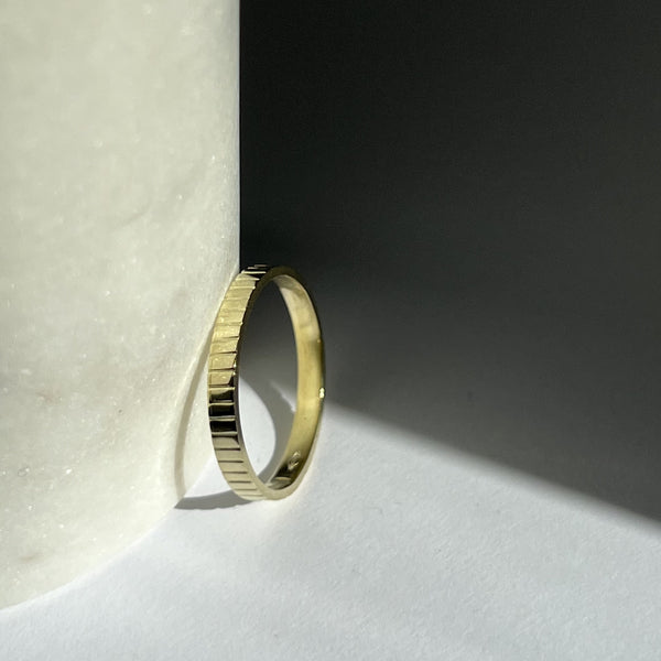Striped stack ring
